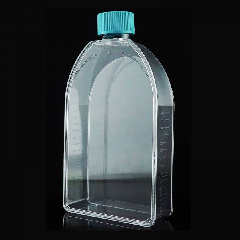 Nest Scientific 720001-720003 T150 U-Shaped Canted Neck Cell Culture Flask with Cap, Tissue Culture Treated, Sterile