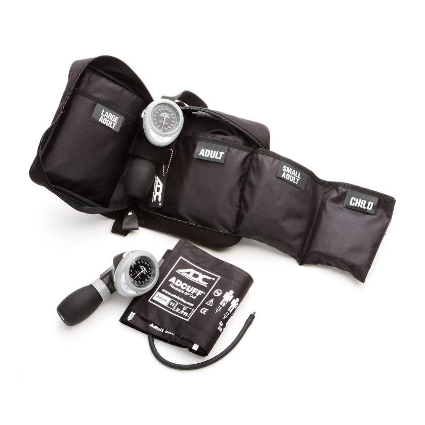 ADC 732-BK Multikuf™ Portable 4 Cuff Sphyg with Adcuff, Black