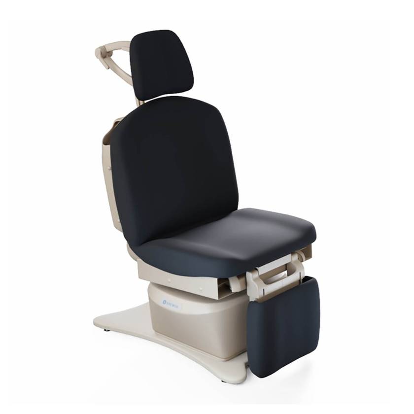 Brewer 7500 Assist PowerPro Exam Table - Black Satin Upholstery