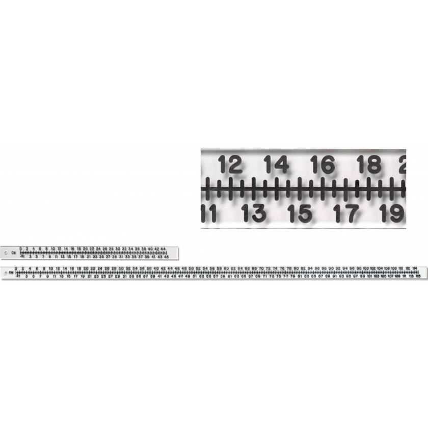 Rigid Acrylic Radiopaque Extremity Rulers