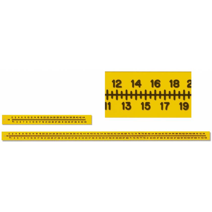 Radiopaque Light Field Centering Ruler Set - 400mm '0' Center Ruler