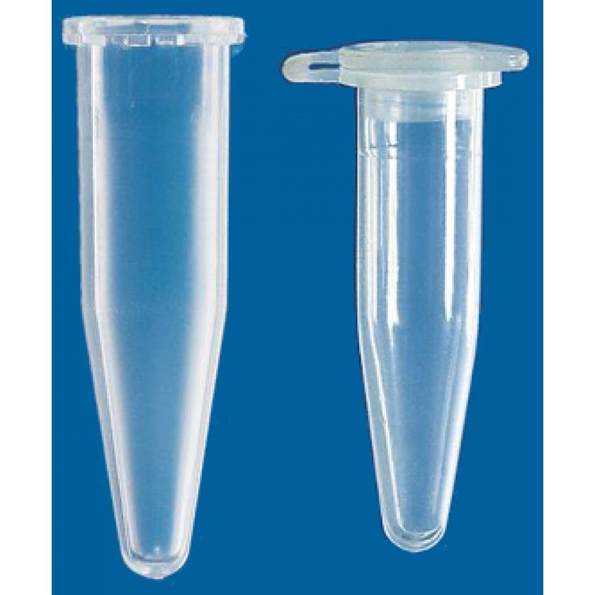 BRAND 0.5mL Non-Sterile Disposable Microcentrifuge Tubes - Clear