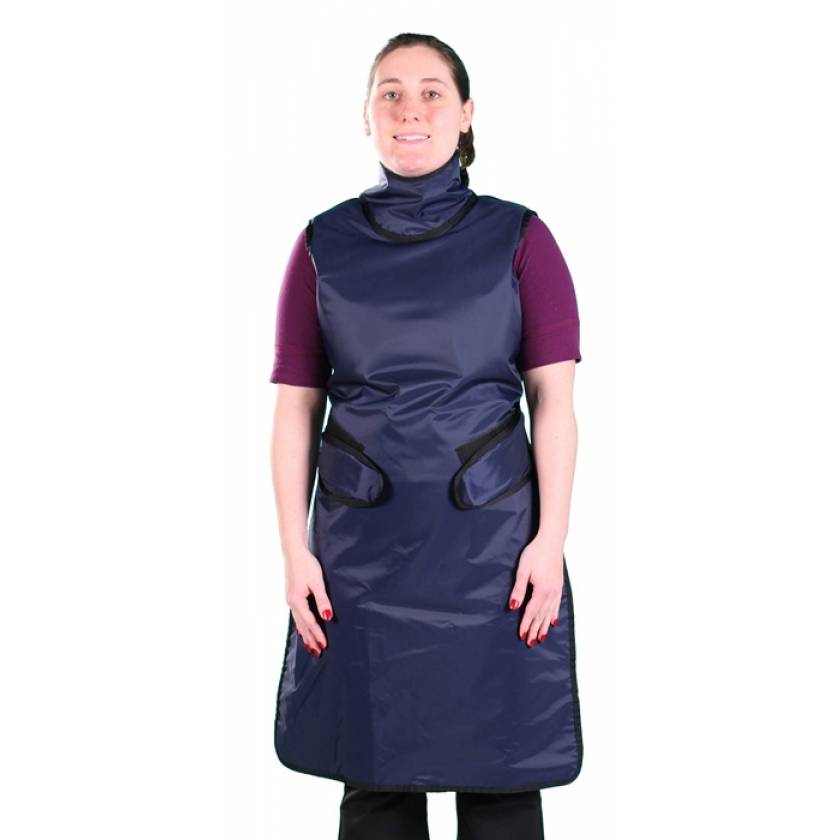 Flex Back - Hook and Loop Closure - Regular Lead Apron with Sewn In Collar