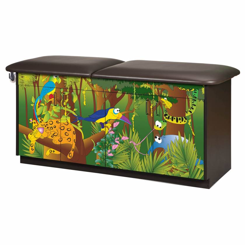 Clinton Imagination Series Rainforest Follies Pediatric Treatment Table