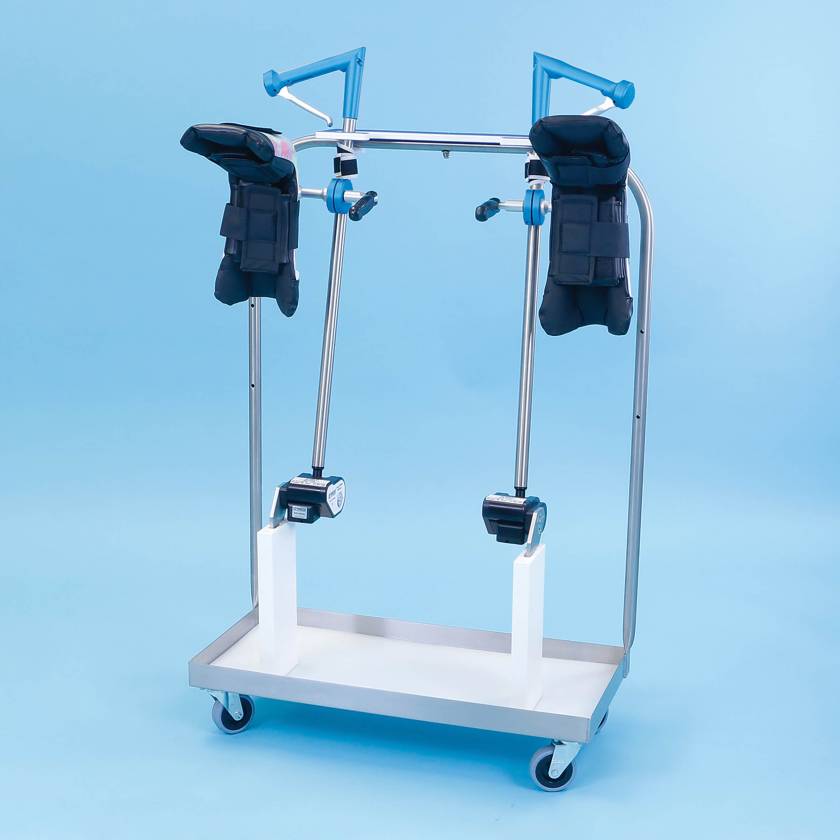 SchureMed 800-0074-P Pediatric Stirrup Dolly (Stirrups and Boot Pads are for display purposes only)