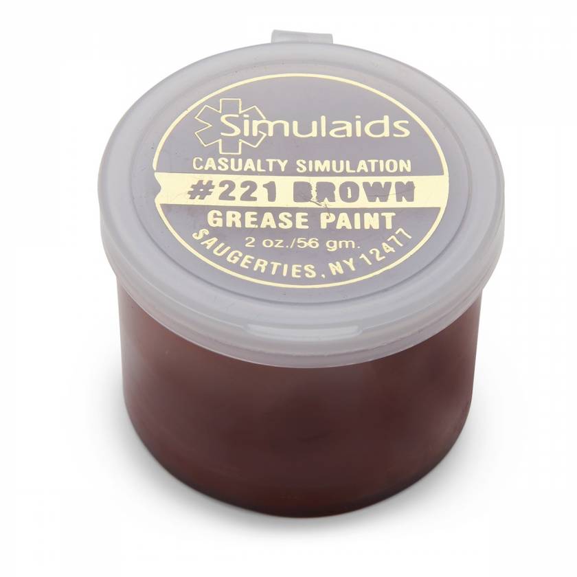 Life/form Moulage Grease Paint - 2 oz. - Brown