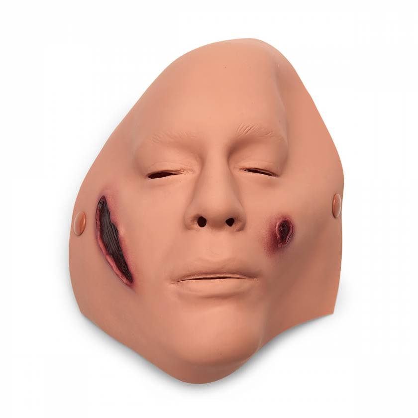 Life/form Moulage Wound - Anthrax, Double Wound, Face Simulator