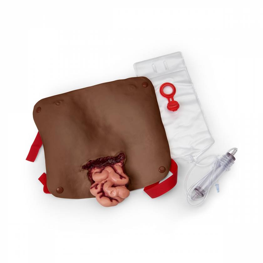 Life/form Moulage Wound - Abdominal Wound - Dark Simulator