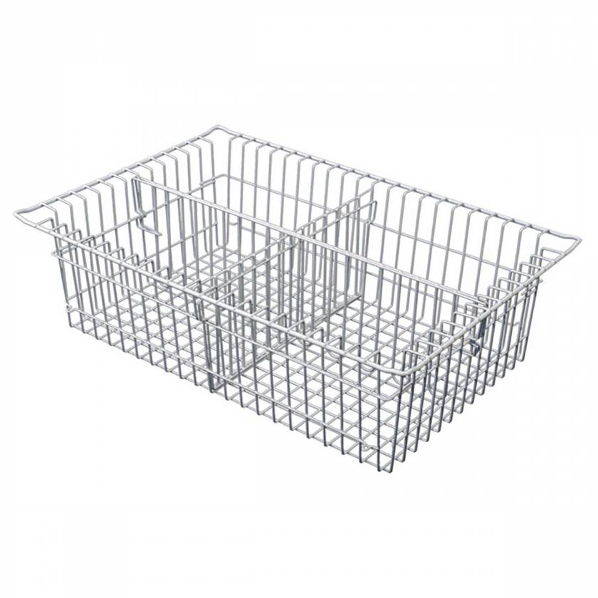 Harloff 81071-3 Five Inches Wire Basket for MedStor Max Cabinets - One Short and One Long Divider