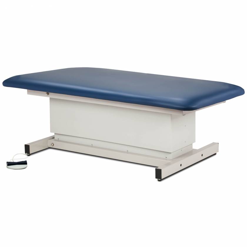 Clinton Extra Wide Bariatric Shrouded Power Table with Straight Top - 34" Width