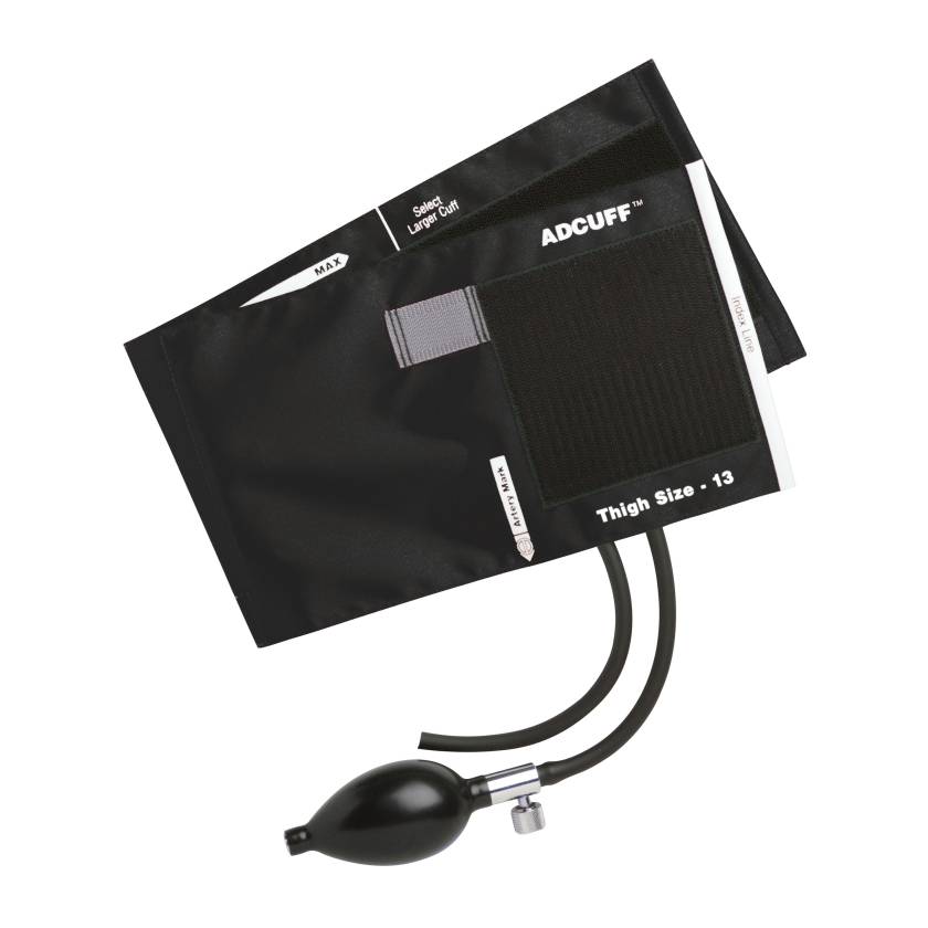 ADC 865-13TBK Adcuff™ Thigh Sphyg Inflation System - Black