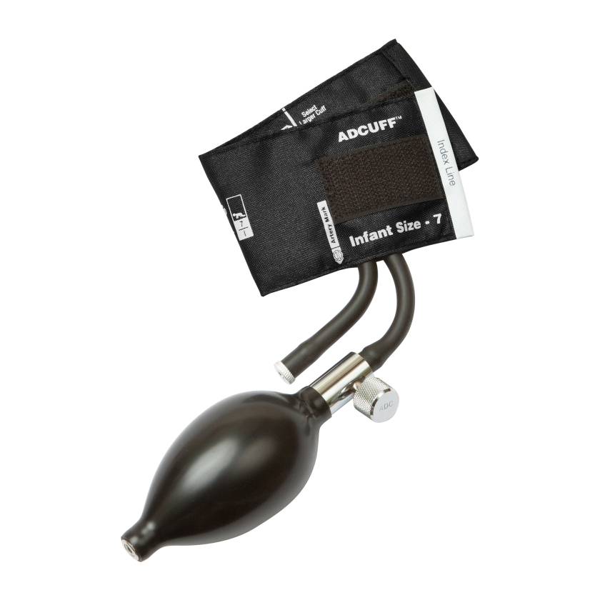 ADC 865-7IBK Adcuff™ Infant Sphyg Inflation System - Black