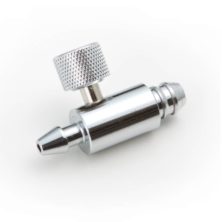 ADC 871 Replacement Deluxe Air Valve for Pocket and Clock Aneroid Sphygmomanometers - Silver