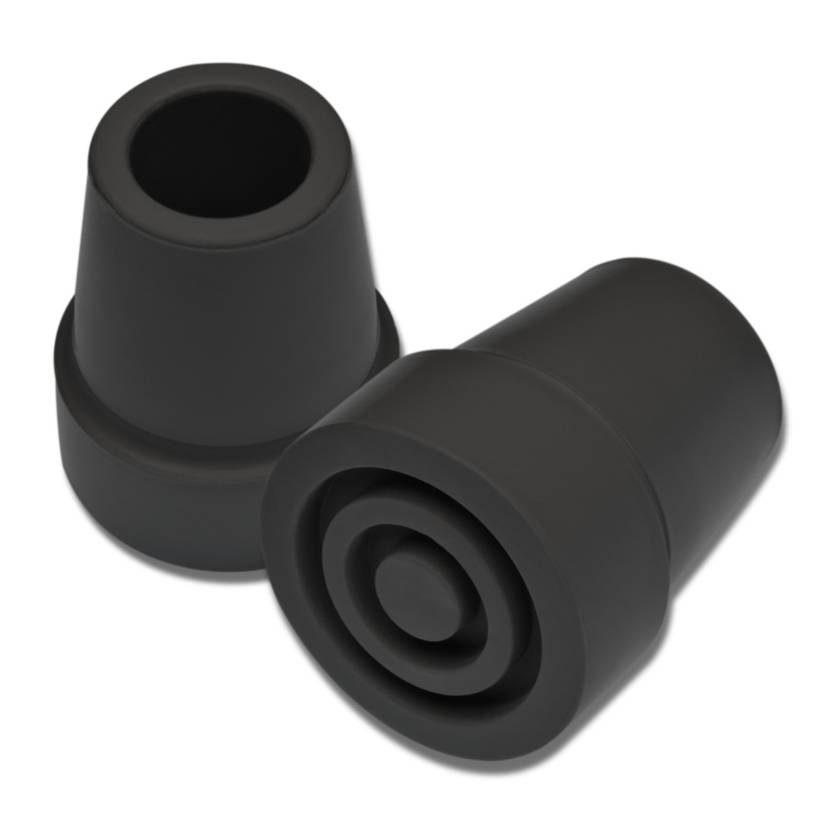 Lumex® 9020 Replacement Tips for Aluminum Cane - Black