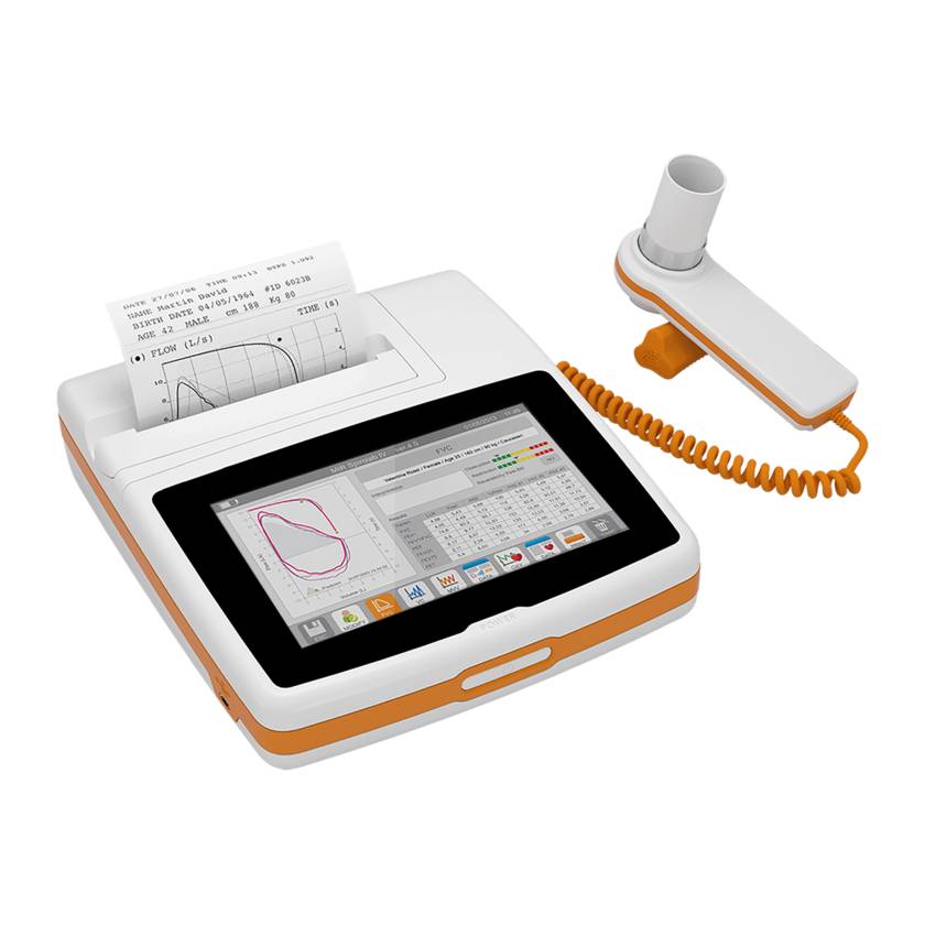 MIR 911080 Spirolab Portable Spirometer - Without Pulse Oximetry (FlowMIR® Disposable Turbine Flowmeter with Mouthpiece is Sold Separately)