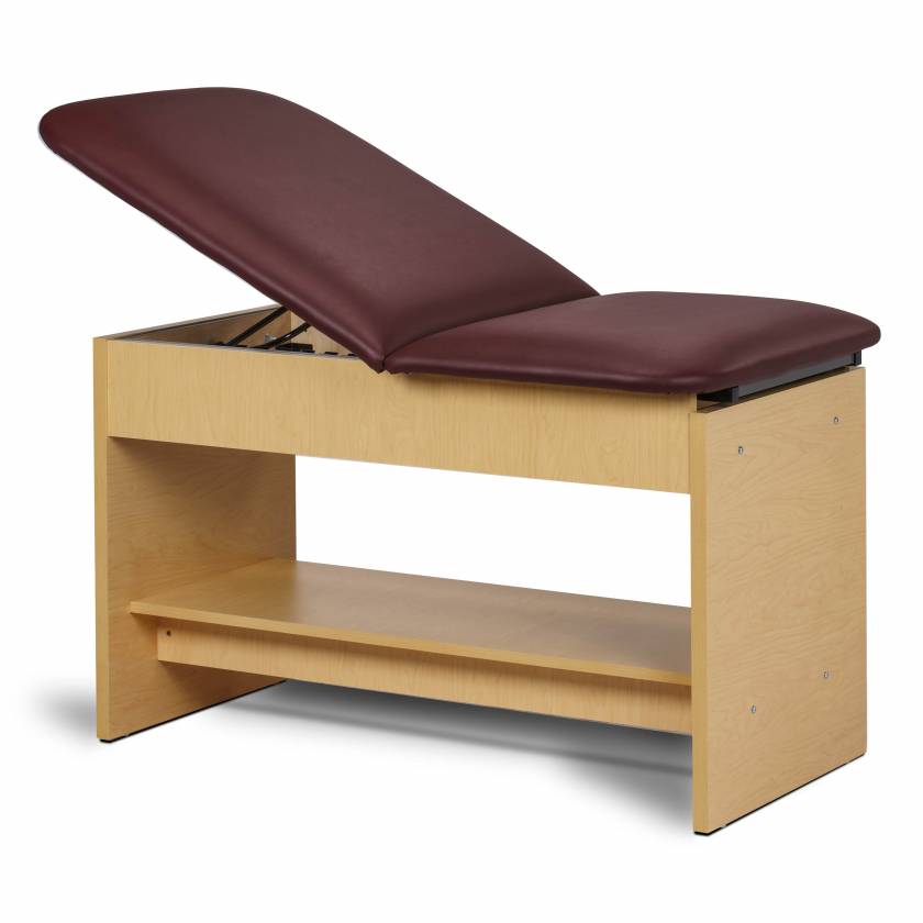 Clinton Panel Leg Series Space Saver Exam Table with Shelf
