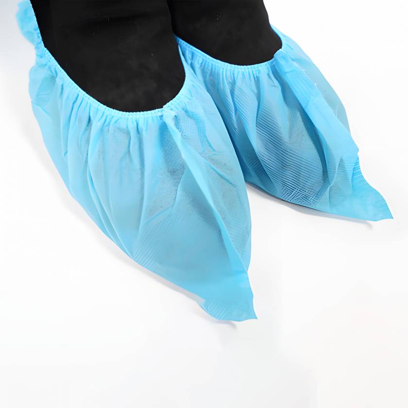 NEST Scientific 923001 Non-Woven Disposable Shoe Cover - Worn