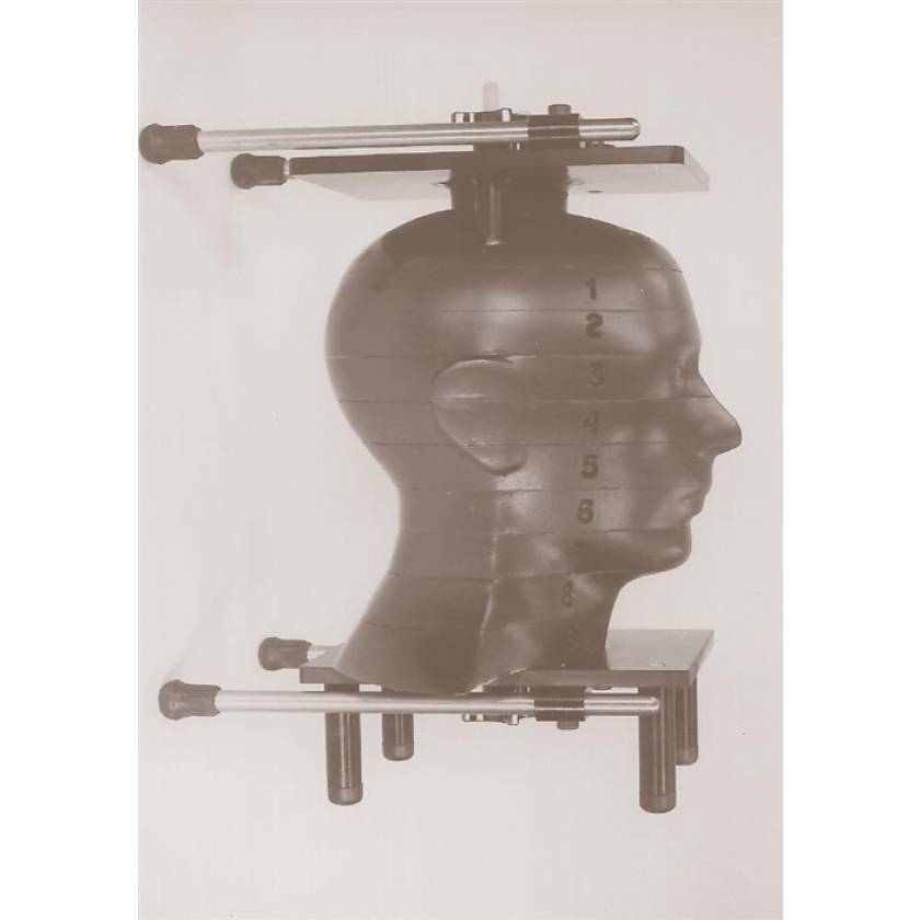 RSD Male ART Head and Neck (Sections 0-9) with 3cm x 3cm Grid Hole Spacing