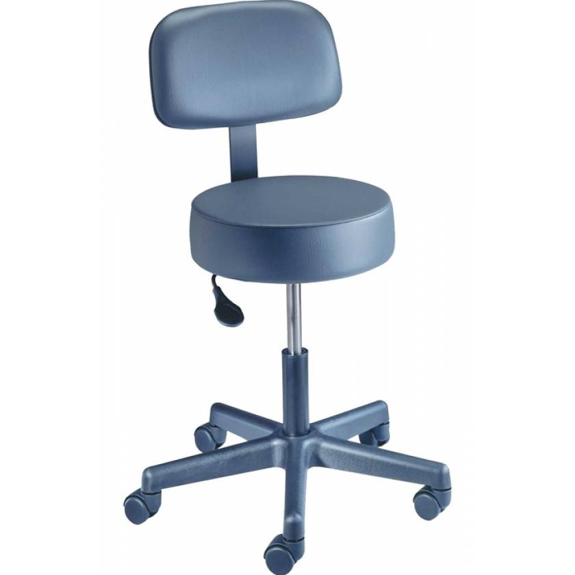 Value Plus Pneumatic Stool with Backrest