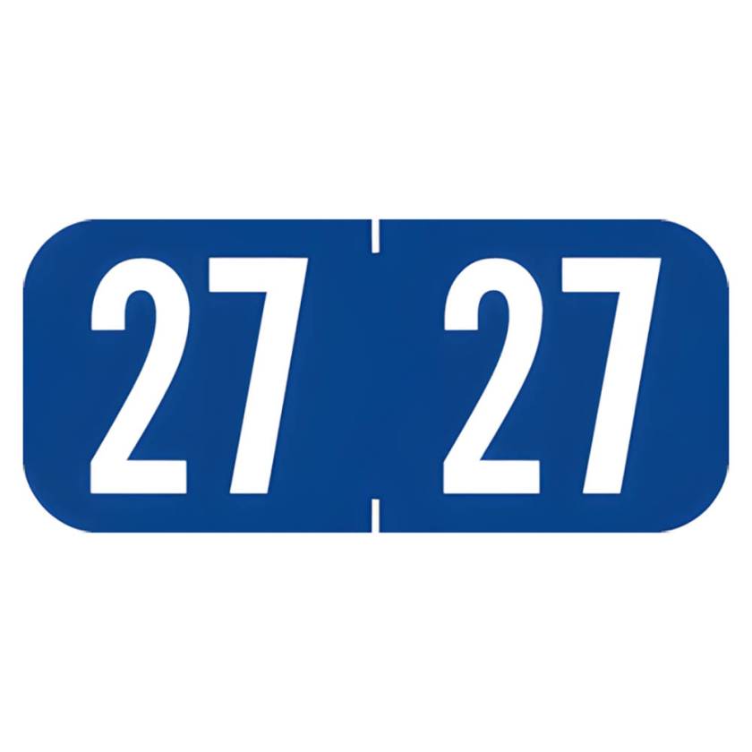 Arden Labels A1287-27-T3 Tab 1287 Compatible A1287 Series 2027 Year Labels - Size 1/2" H x 1 1/8" W