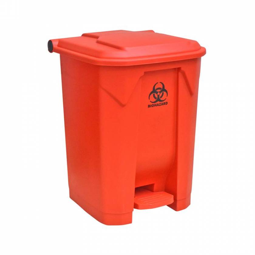 MTC Bio A8006B BowTie™ Biohazard Bin with Pedal - 13 Gallon 