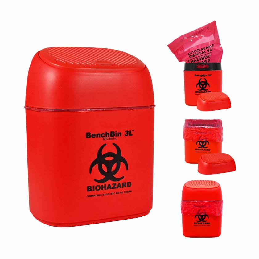MTC Bio A8403-SK BenchBin 3L™ Starter Kit - 3 Liter
