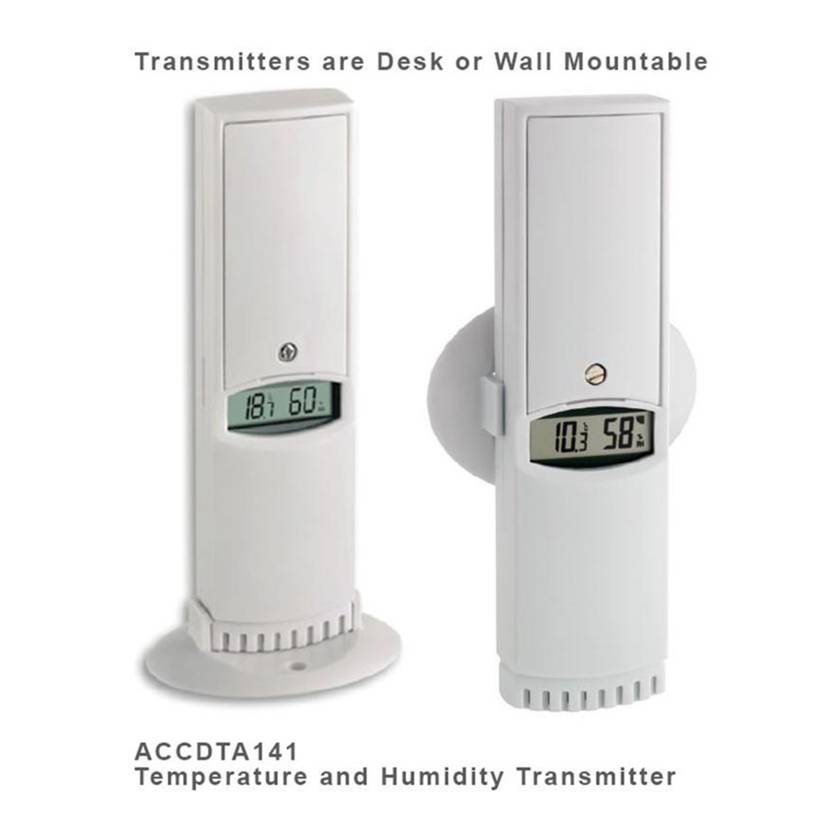 Thermco ACCDTA141 Temperature and Humidity Transmitter for KLIMALogg Pro Data Logger - Desk and Wall Mount