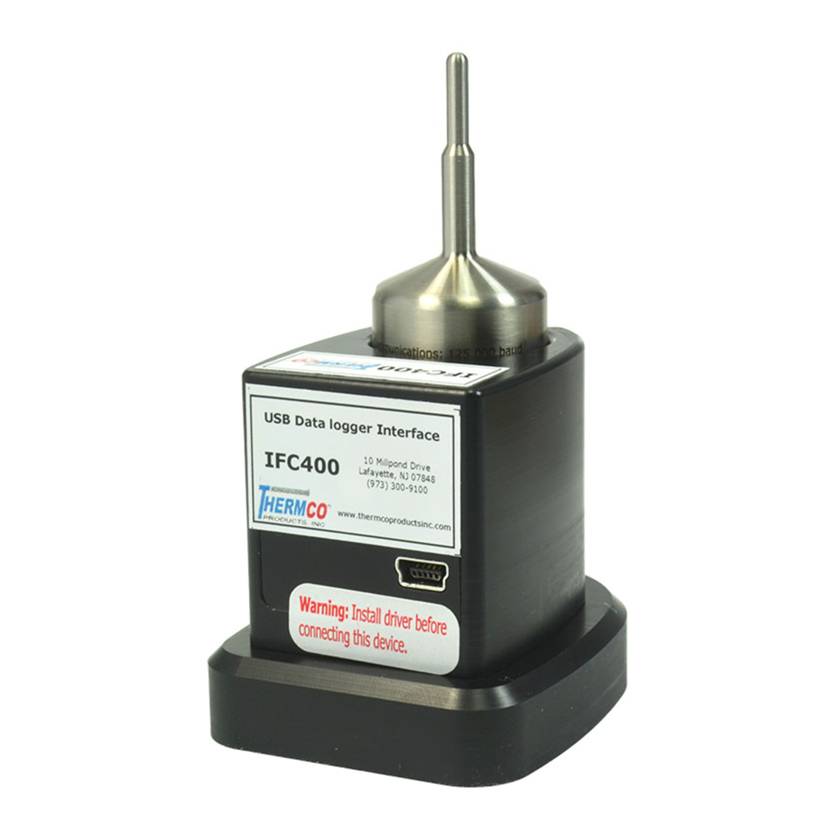 Thermco ACCHITEMP140FC HiTemp 140 High Temperature Data Logger with NIST Traceable Certificate, 2" Probe - Inserted Into a USB Docking Station ( USB Docking Station is Sold Separately)