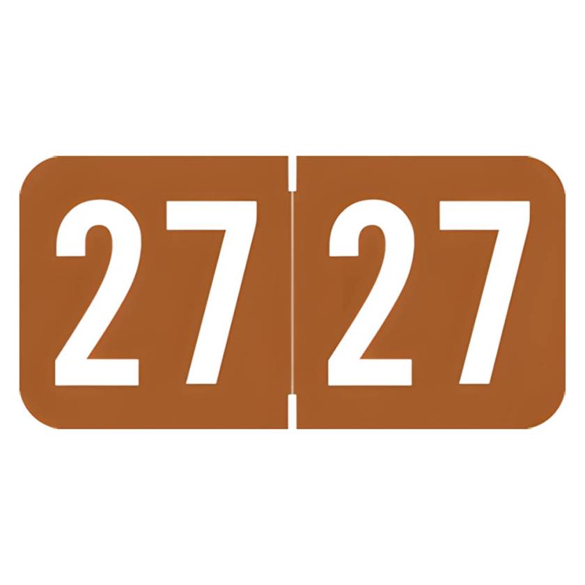 Arden Label ACYM-27-T4 ACME/S&W Compatible ACYM Series 2027 Year Labels - Size 3/4" H x 1 1/2" W