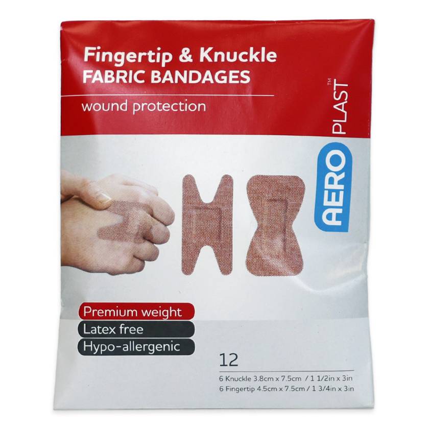 AERO Healthcare AFP312 AeroPlast™ Premium Fabric Fingertip and Knuckle Bandages