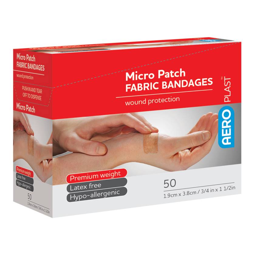 AERO Healthcare AFP503 AeroPlast™ Fabric Patch Bandages - Small