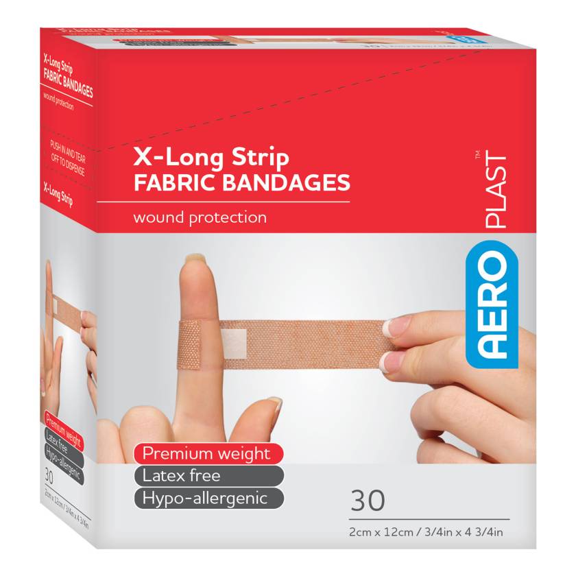 AERO Healthcare AFPX501 AeroPlast™ Fabric X-Long Strip Bandages