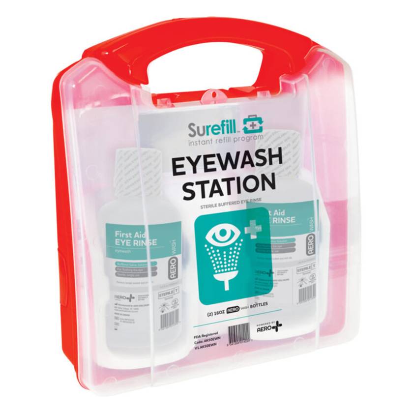 AERO Healthcare AK50EWN SureFill® 50 Series Emergency Eyewash Kit - Right Angle