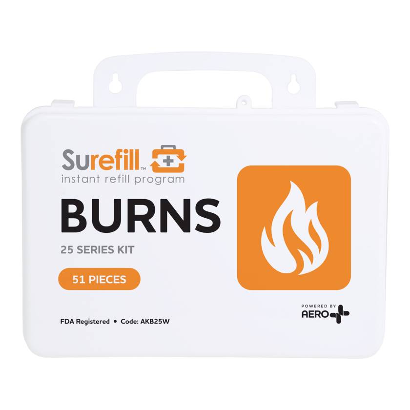 AERO Healthcare AKB25W SureFill® 25 Series Burn Kit, Weatherproof - Front View