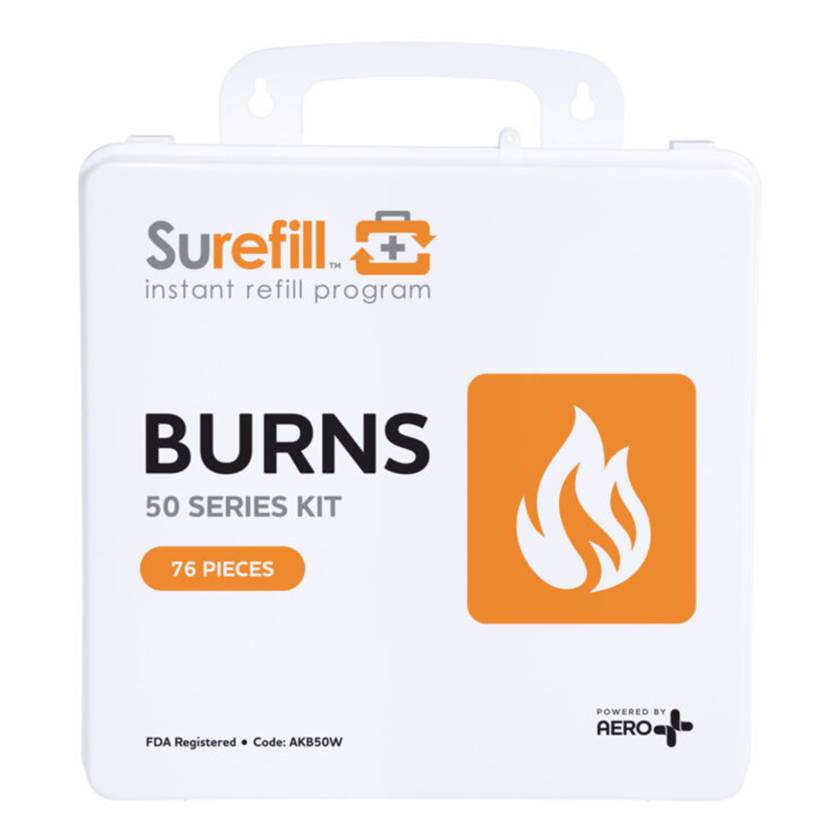 AERO Healthcare AKB50W SureFill® 50 Series Burn Kit, Weatherproof - Front View