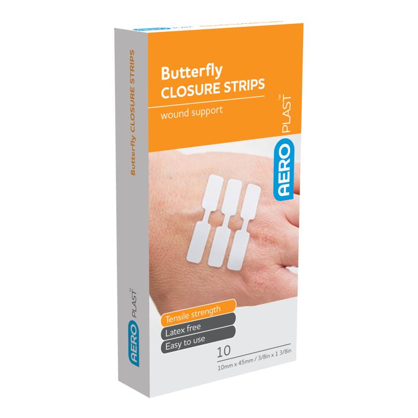 AERO Healthcare APWCB10 AeroPlast™ Butterfly Closure Strips