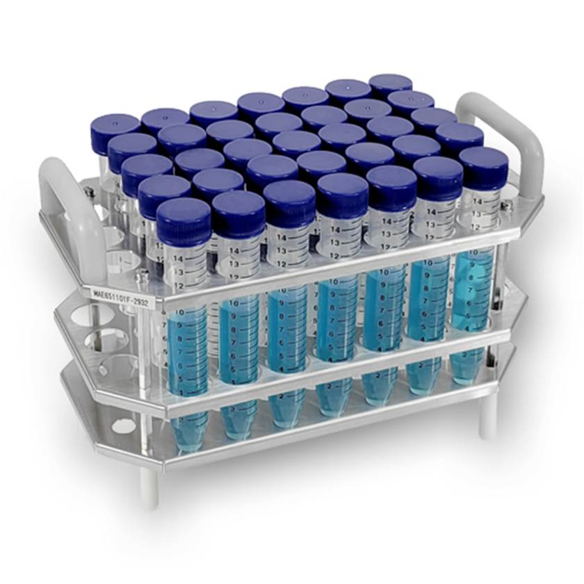 Benchmark Scientific B2000-4-T150 Test Tube Rack for 41 x 15 mL Tubes (Tubes are Sold Separately)