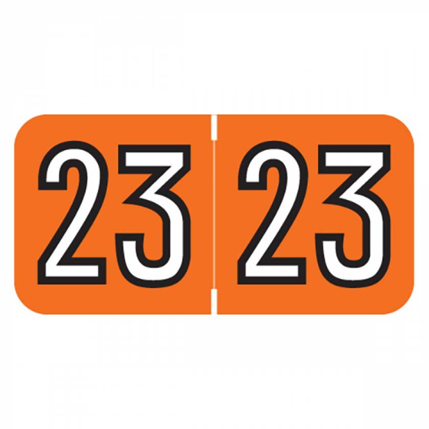 2023 Year Labels - Barkley Compatible - Size 3/4" H x 1 1/2" W