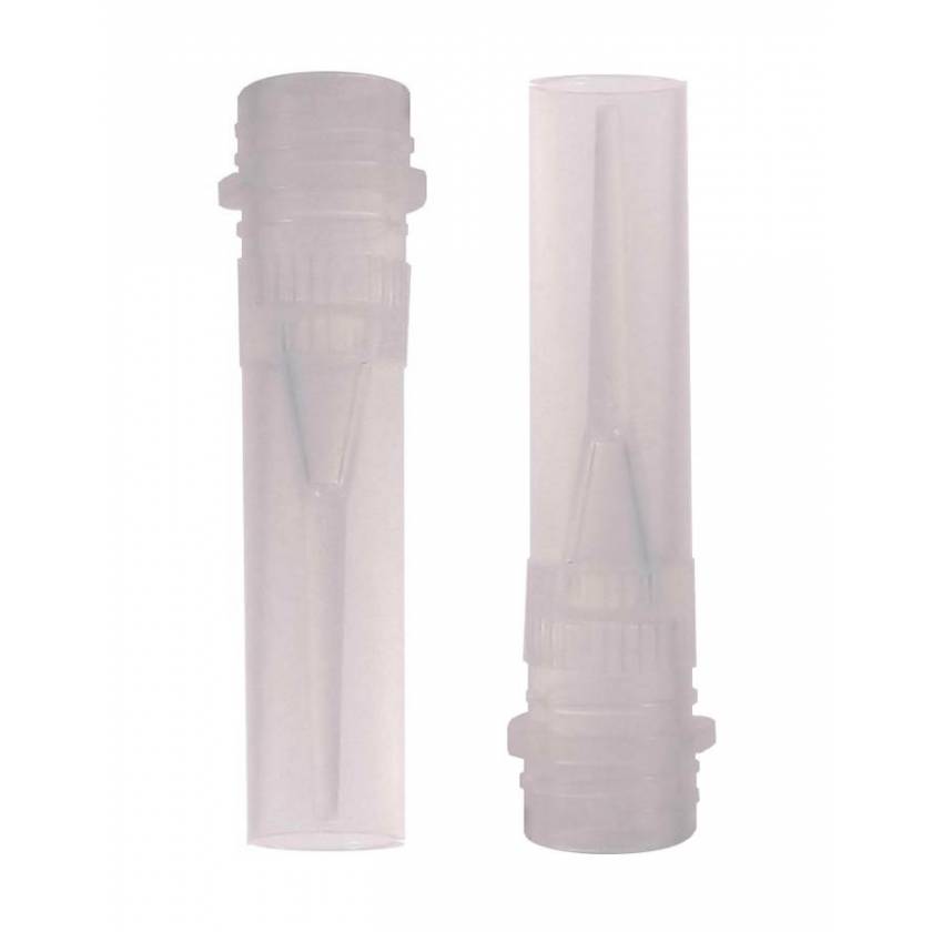 Bio Plas 0.5mL Screw-Cap Conical Microcentrifuge Tube with Skirt