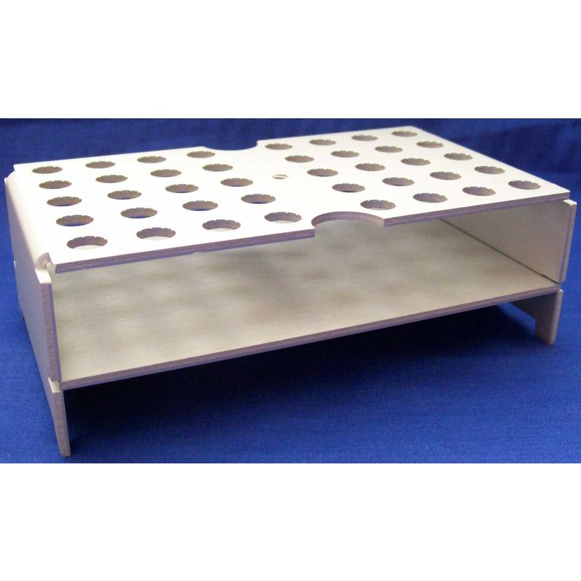 40-Place Keyed Rack - Anodized Aluminum