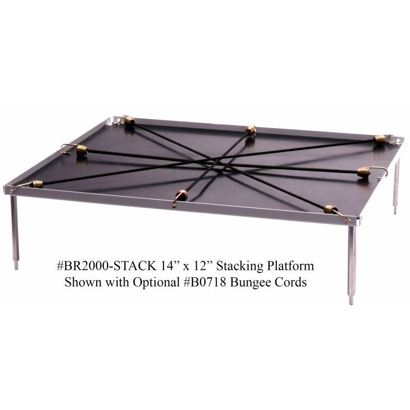 Optional Stacking Platform With Flat Mat - Extra Large 14" x 12"