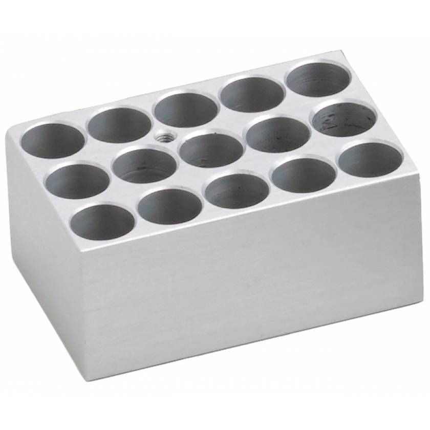 Block For MyBlock Mini Dry Bath - 15 x HPLC or Cryovial Tubes