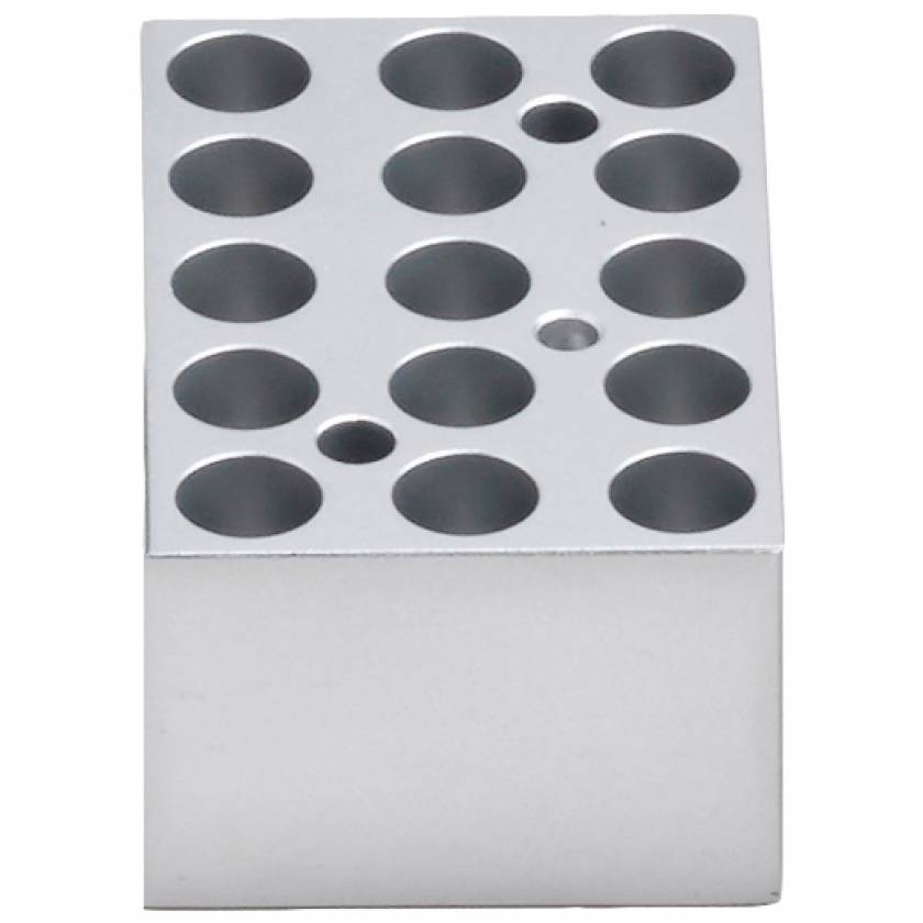 Block For MyBlock HL Dry Bath with Heated Lid - 15 x 1.5mL Centrifuge Tubes