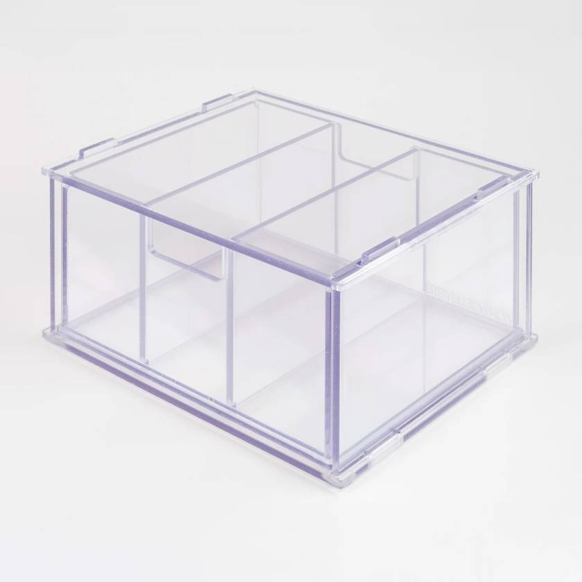 Poltex BTSYSLGDWRDIV5 Benchtop Storage System Large Drawer with Dividers