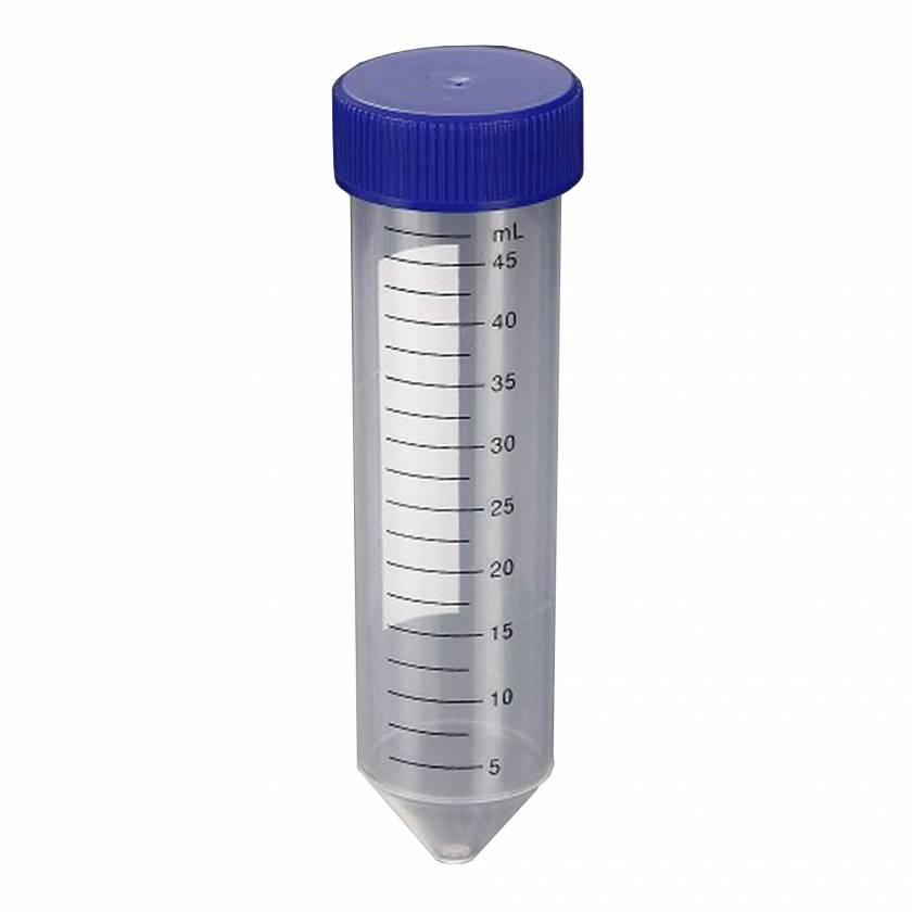 MTC Bio C2603-B 50mL Non-Sterile Centrifuge Tube with Flat Screw Cap - Bulk Bag