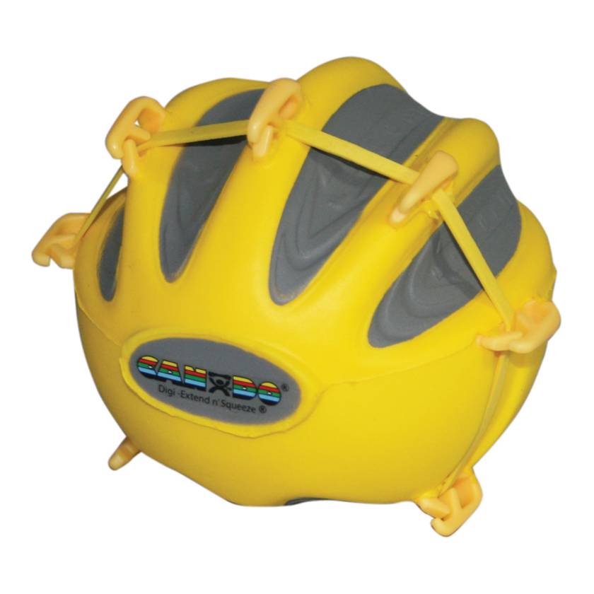 CanDo® Digi-Extend and Squeeze Hand Exerciser, Large - X-Light, Yellow (Per Each)