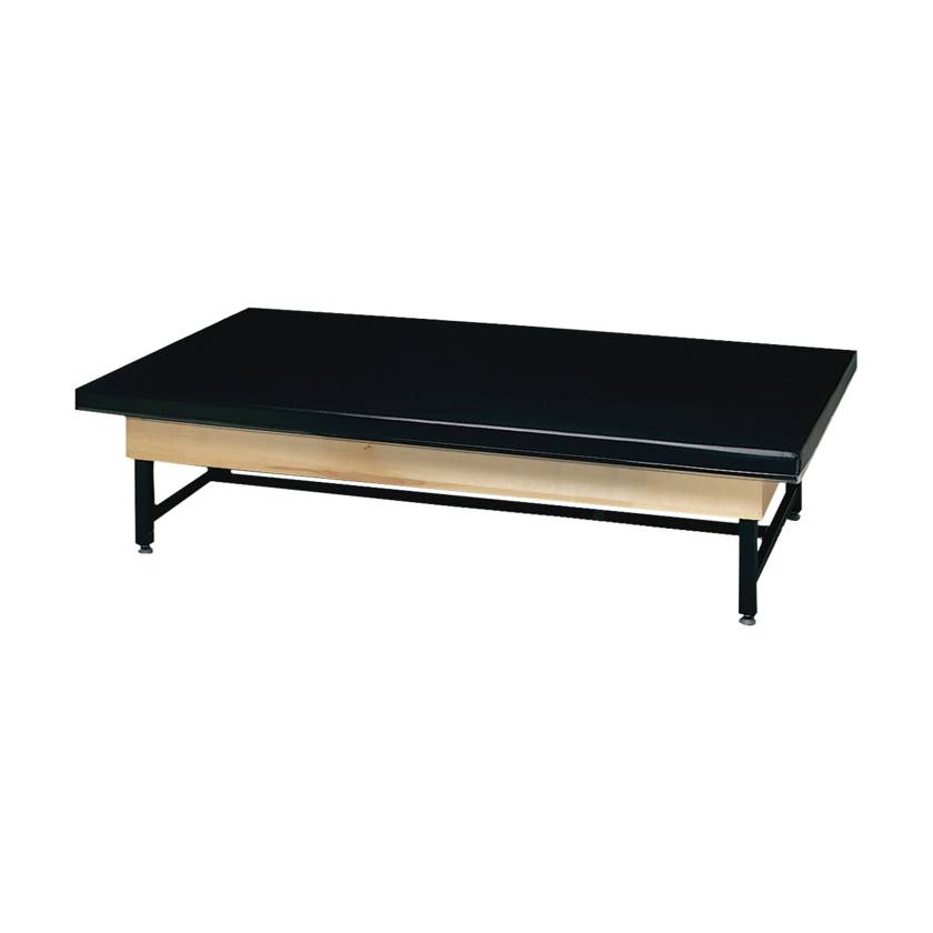 CanDo® Economy Electric Hi-Lo Mat Platform Table with Upholstered Top