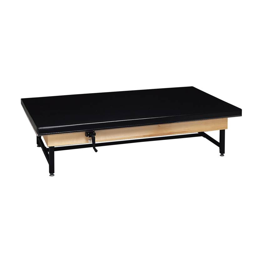 CanDo® Manual Hi-Lo Mat Platform Table with Upholstered Top