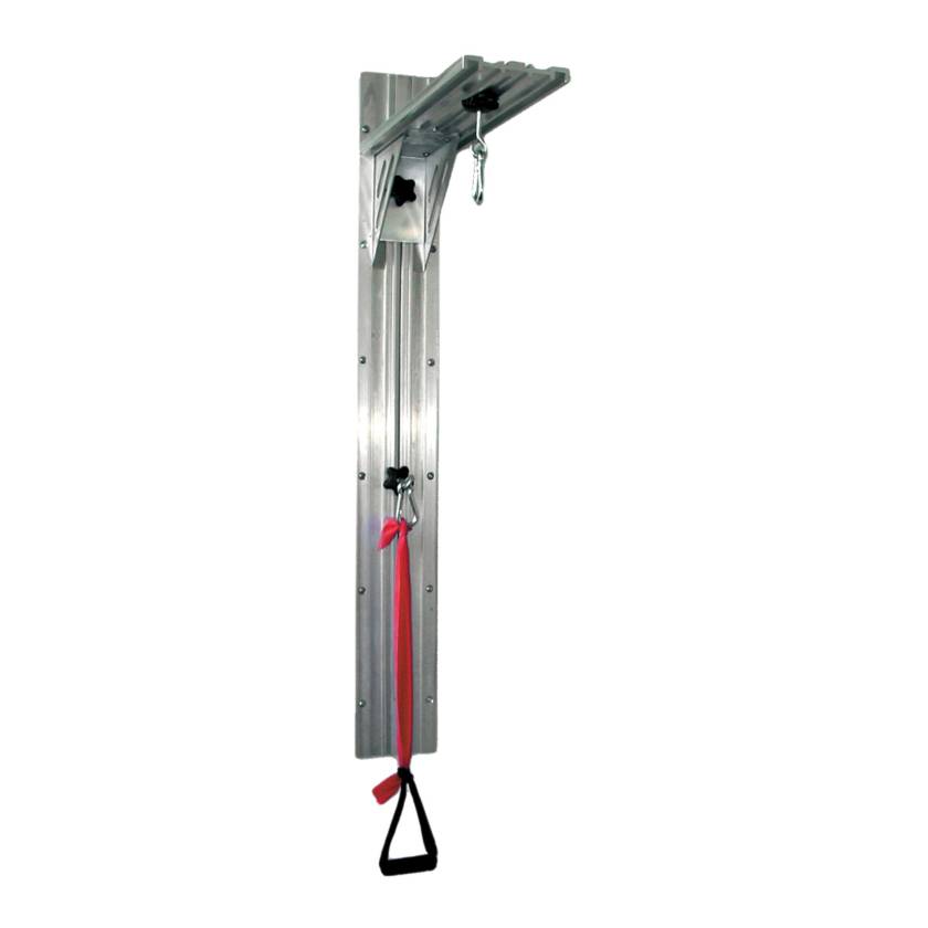 CanDo® WalSlide® Original 1.0 Exercise Station with Vertical Section and Horizontal Overhead Section (Resistance Band and Handle are Sold Separately, Mounting Screws are Not Included)