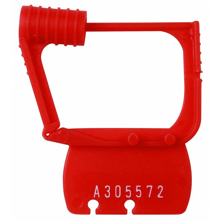 DETECTO Red Plastic Seals - Individually Numbered for Rescue and Whisper Series Medical Carts